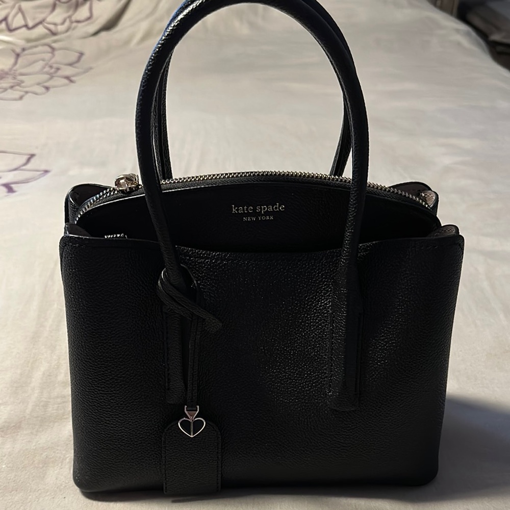 Kate Spade Black Satchel with Structured Design